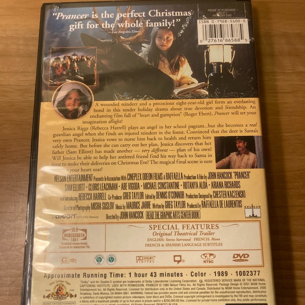 Prancer (DVD) - Picture 2 of 5